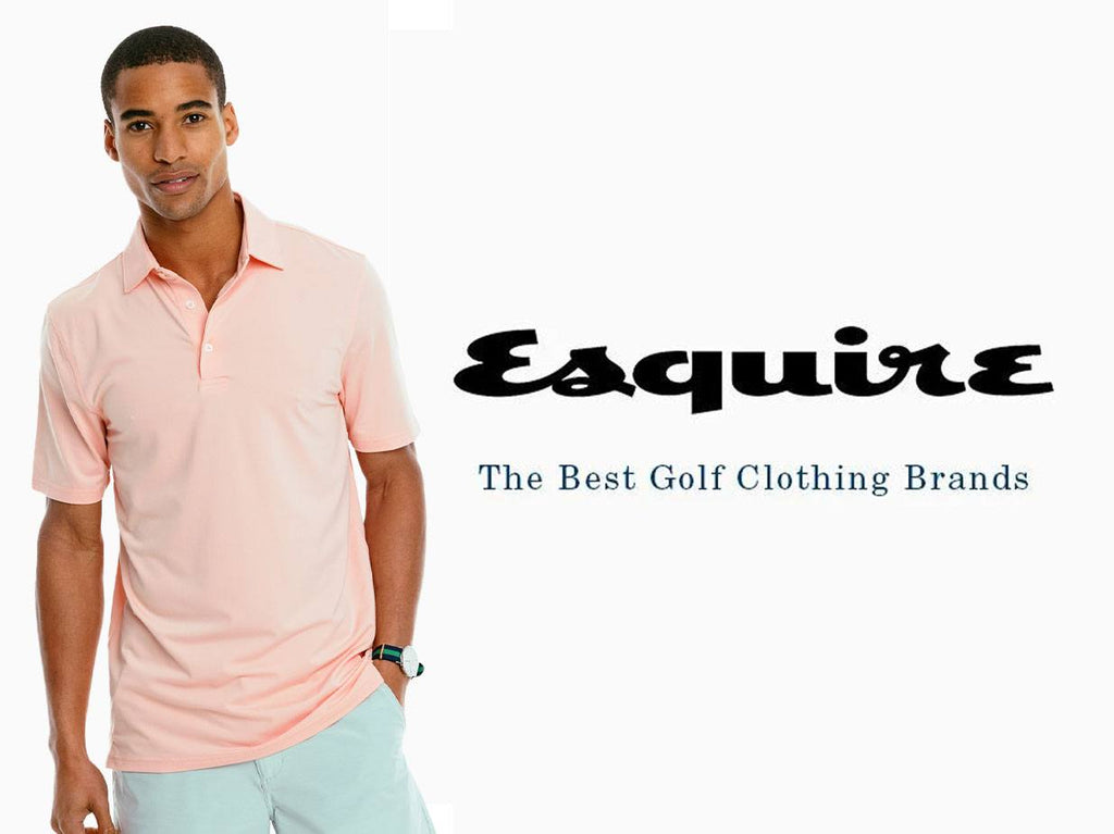 Image of man in pink polo next to the Esquire logo.