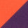 Endzone Orange and Regal Purple Color Swatch