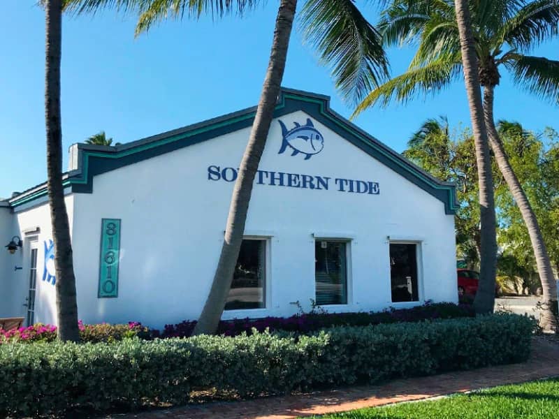 the outside of a southern tide store