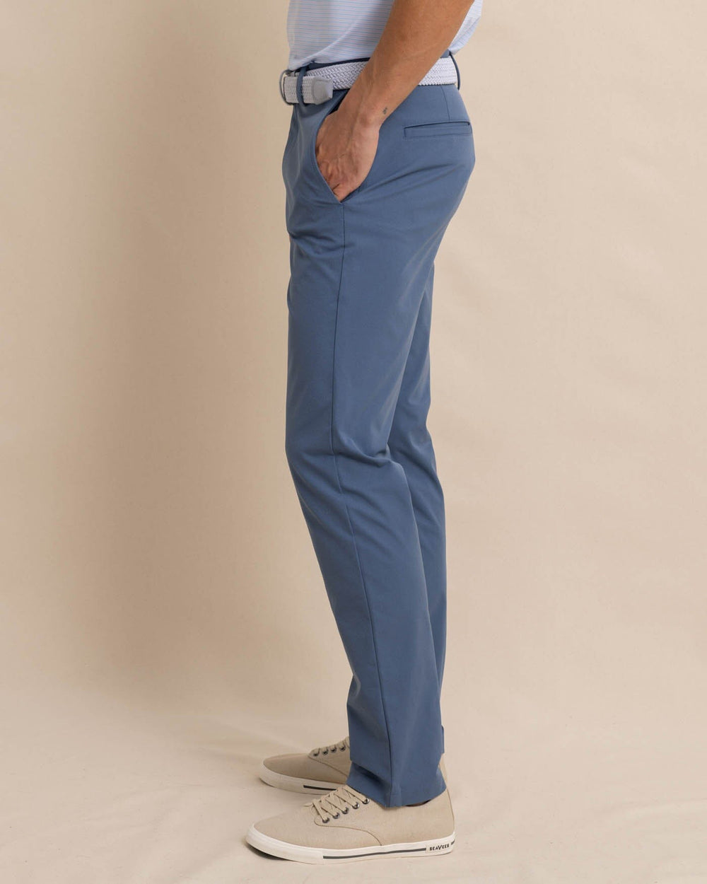 The front view of the Southern Tide Jack Performance Pant Dark Seas by Southern Tide - Dark Seas