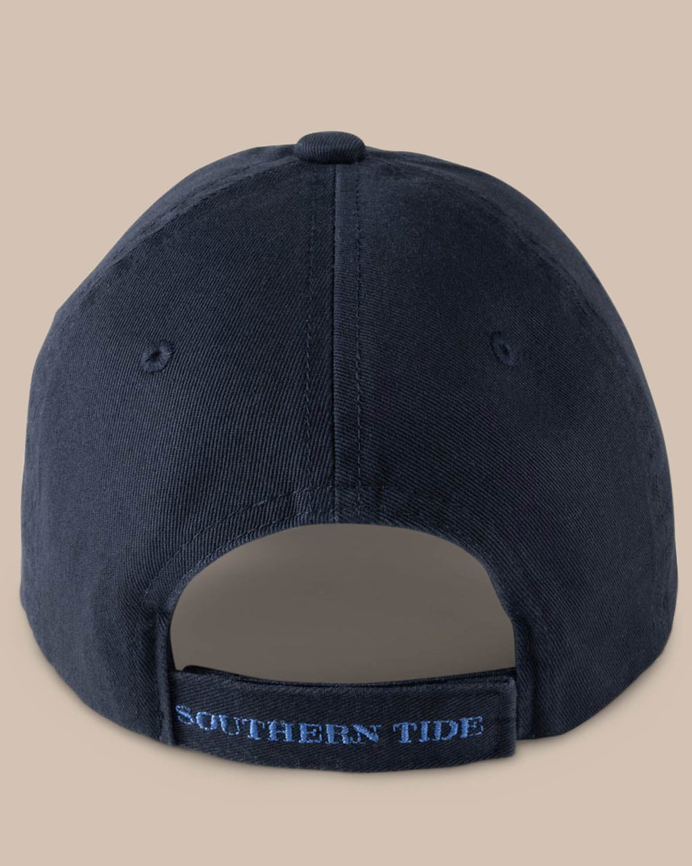 The back view of the Kid's Mini Skipjack Hat by Southern Tide - Navy