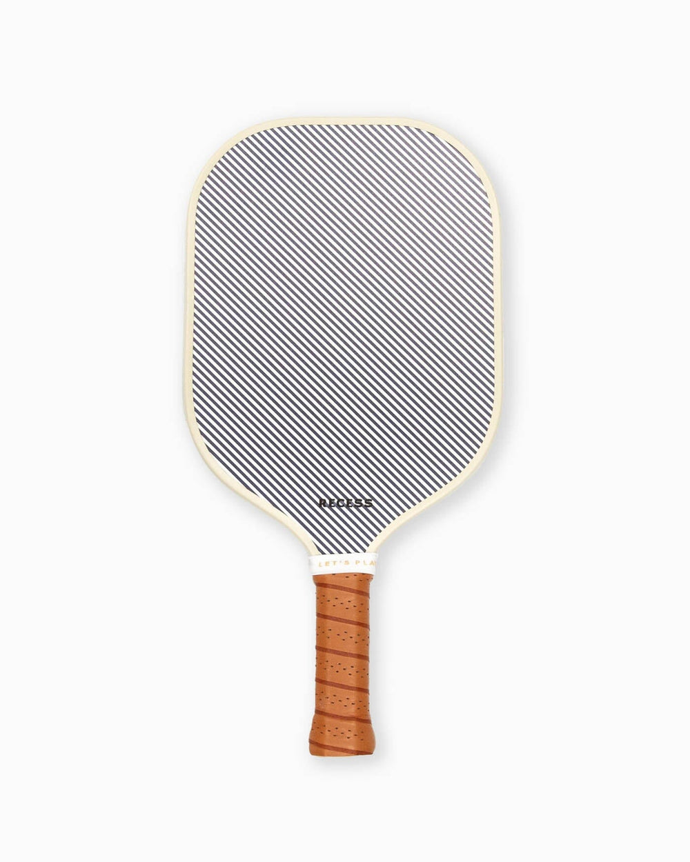 The back view of the Southern Tide Recess + Southern Tide Skipjack Stripe Pickleball Paddle by Southern Tide - Insignia Blue