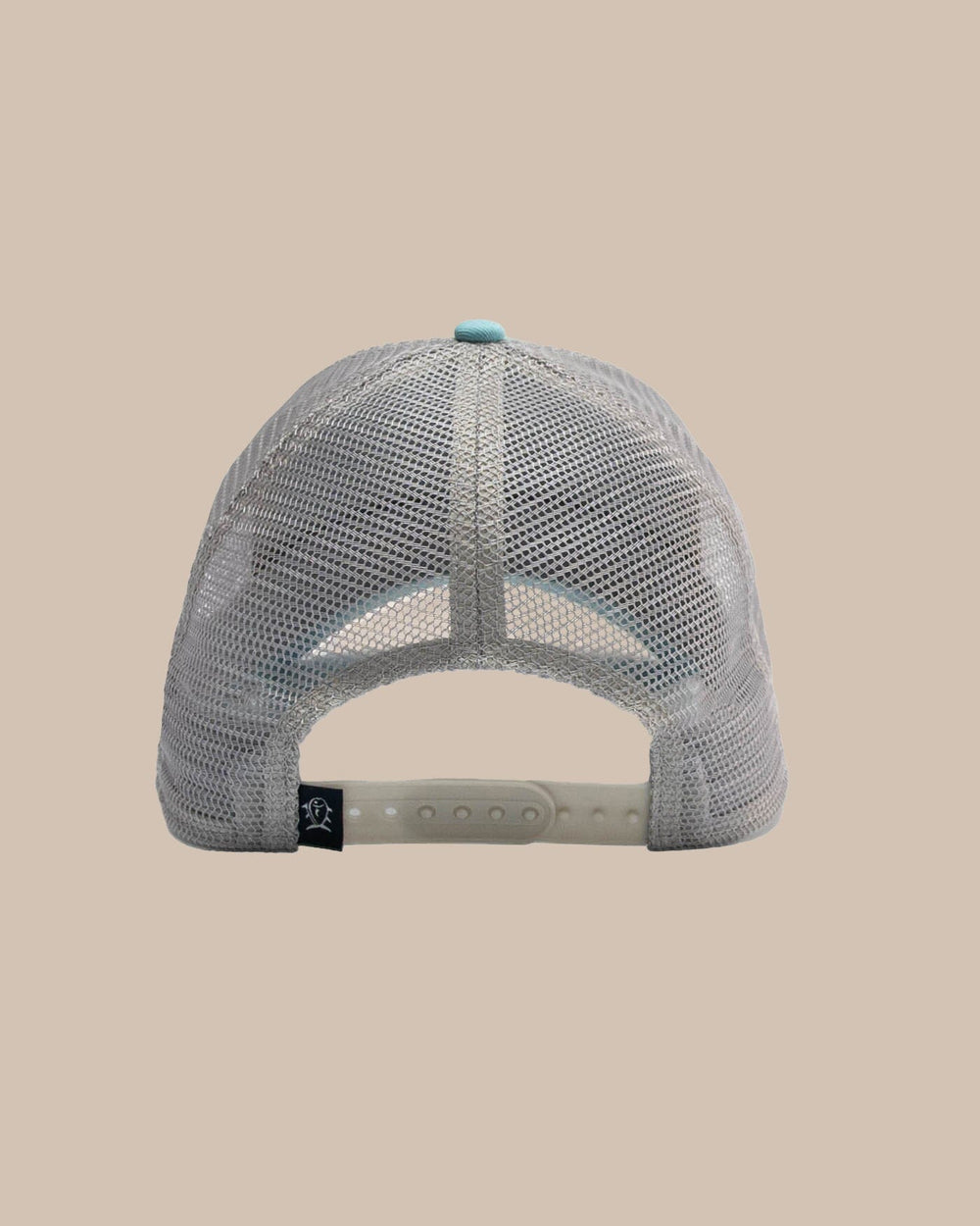 The back view of the Southern Tide Skipjack Trademark Trucker Hat by Southern Tide - Blue