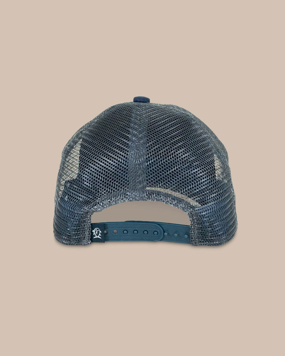 The back view of the Southern Tide Youth Gradient Skipjack Trucker Hat by Southern Tide - Navy