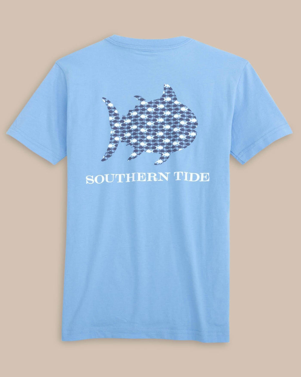 The back view of the Southern Tide Youth Skipping Jacks Fill T-Shirt by Southern Tide - Ocean Channel