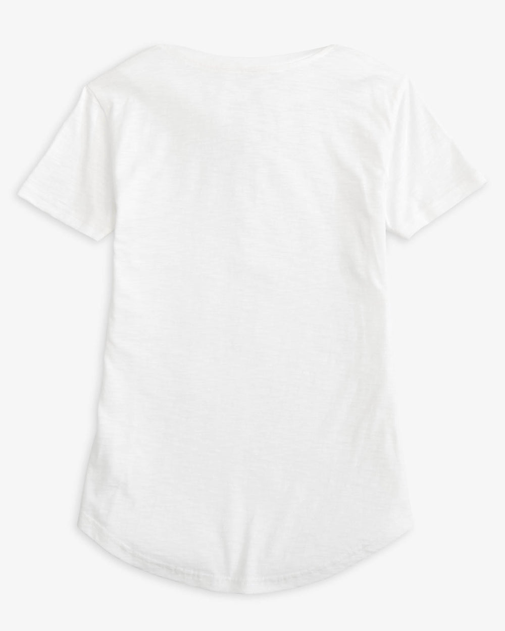 The back view of the Audrey Sun Farer Short Sleeve T-shirt by Southern Tide - Classic White