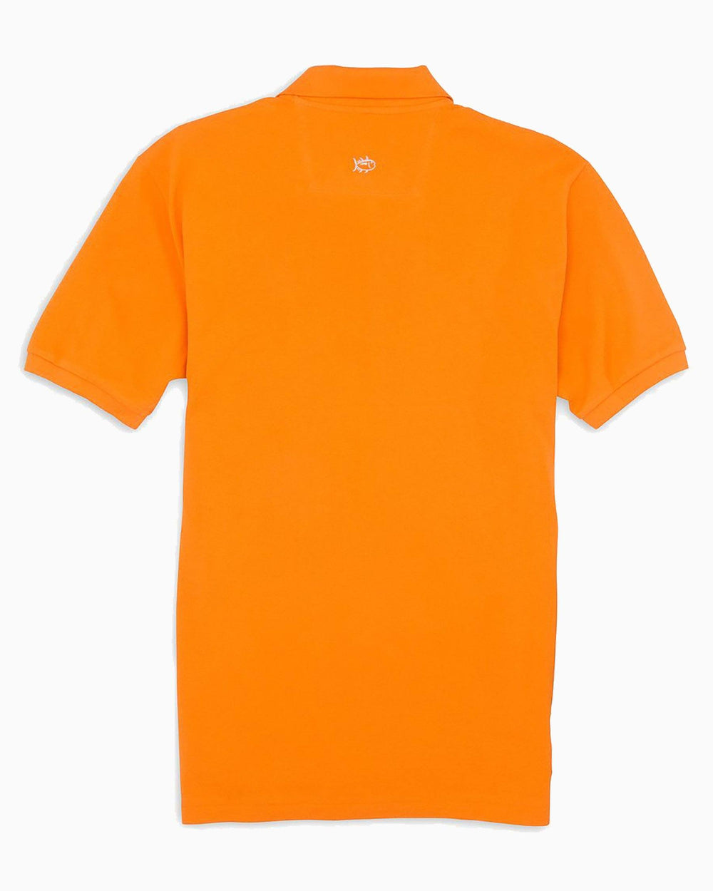 The back view of the Men's Orange Tennessee Vols Pique Polo Shirt by Southern Tide - Rocky Top Orange