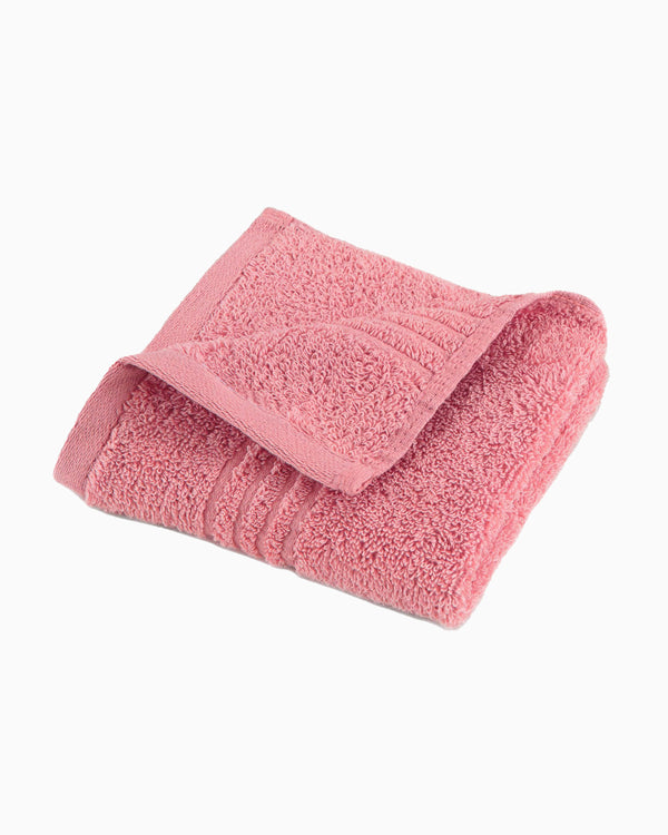 The front view of the Performance 5.0 Wash Cloth by Southern Tide - Geranium Pink - Wash Cloth