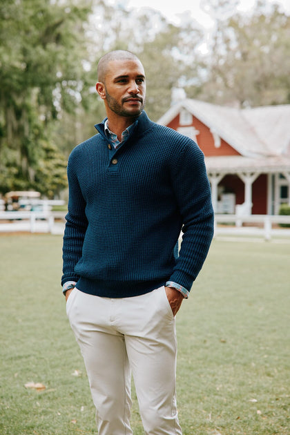 Men's Quarter Zip Pullovers & Hoodies