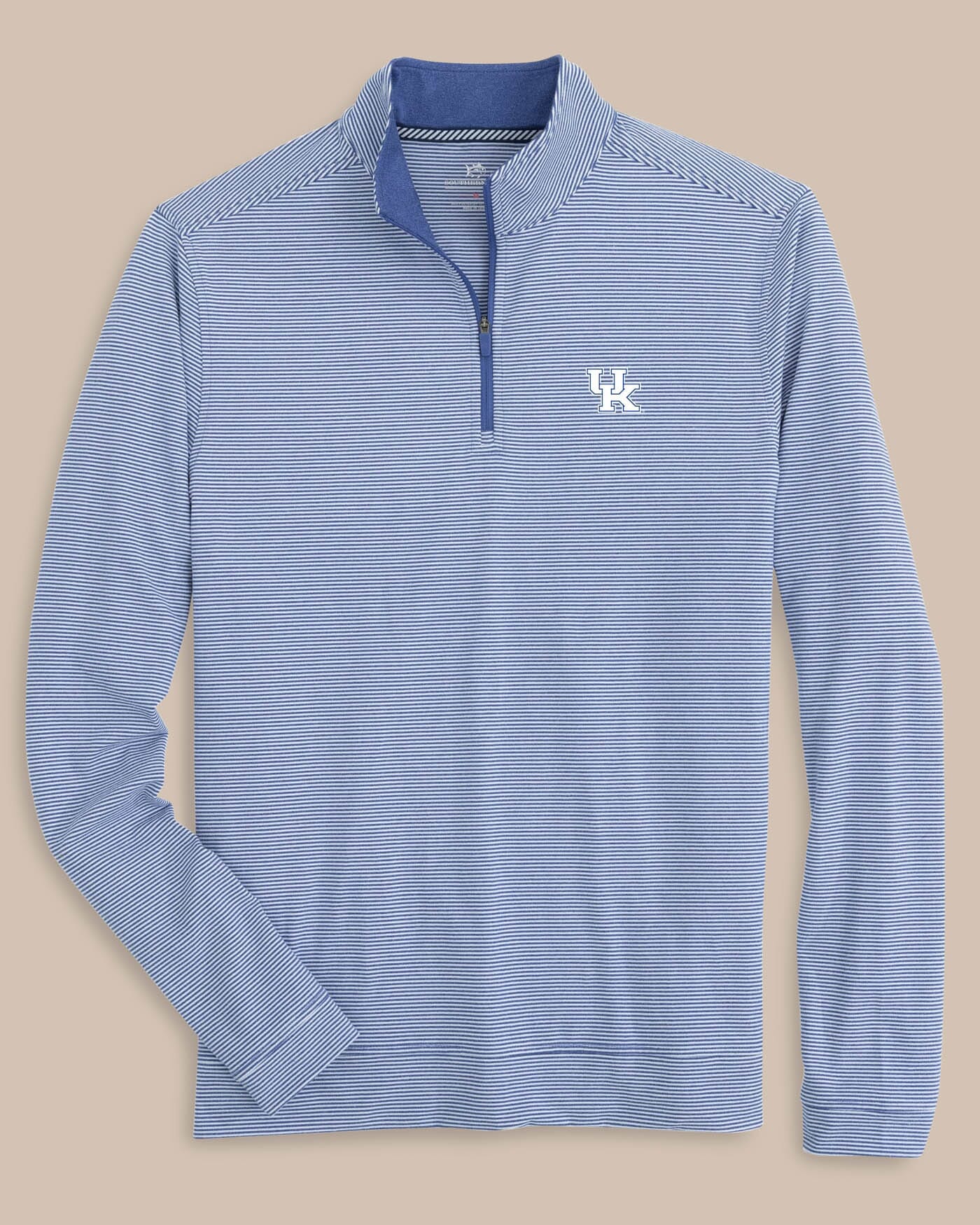 Men's Kentucky Wildcats Stripe Heather Quarter Zip | Southern Tide