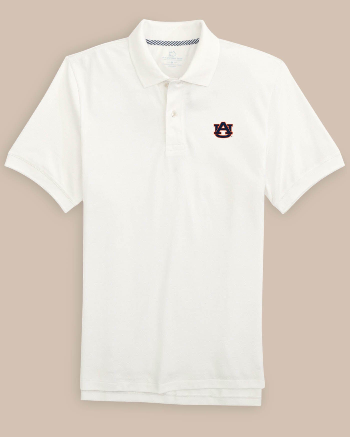 トップス back word patch design polo shirt Men's Auburn Tigers Skipjack Polo | Southern Tide