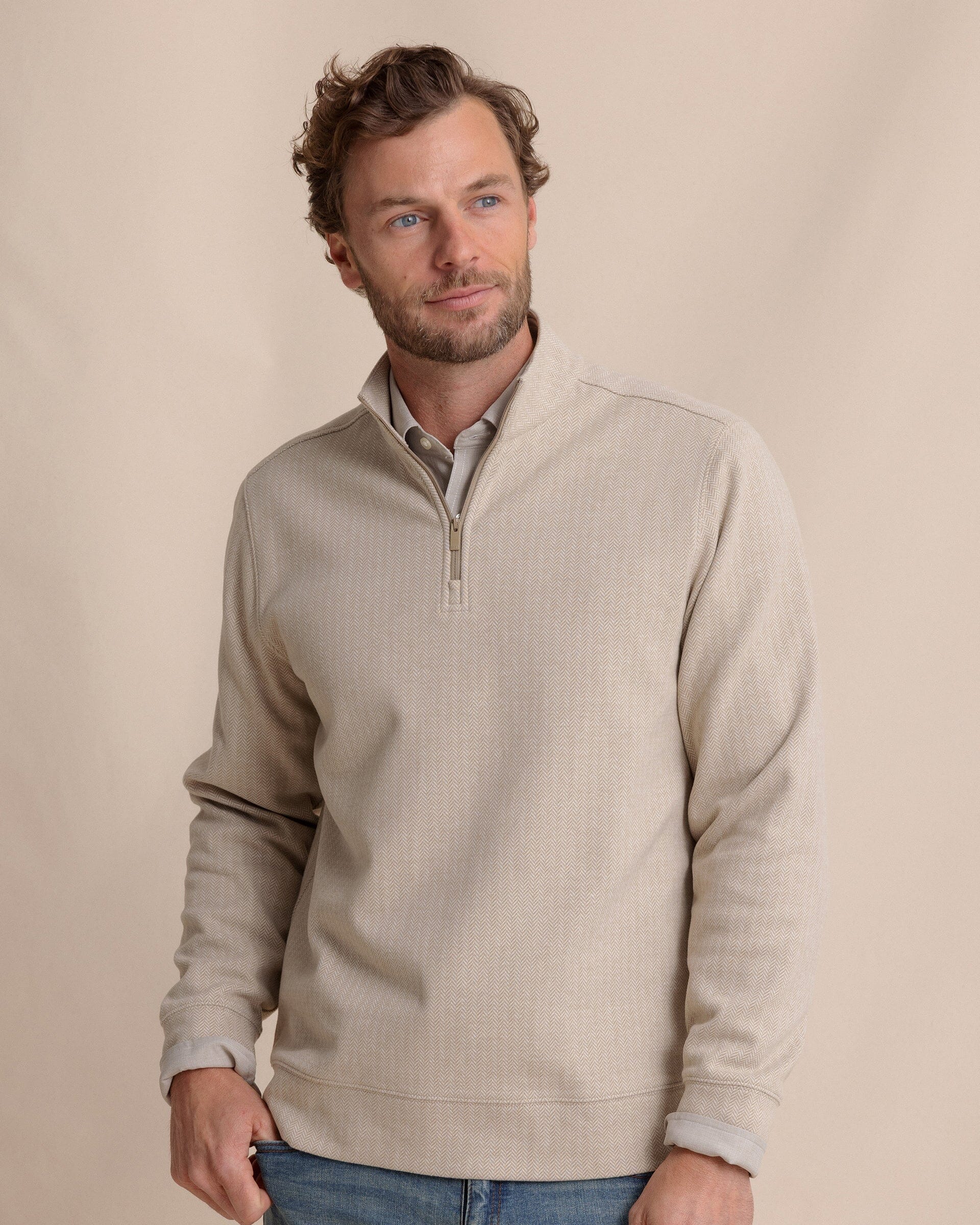 Men's Adler Lane Quarter Zip | Southern Tide