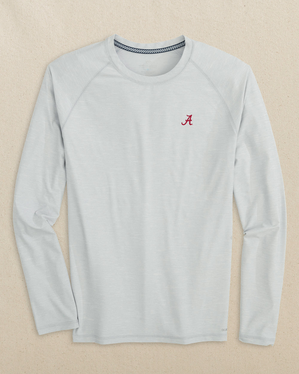 Southern Tide Alabama Red Tide brrr-illiant Performance Long Sleeve T-Shirt Black (Size L) 46% Brrr Polyester 46% Polyester 8% Spandex Southern Tide Alabama Red Tide brrr-illiant Performance Long Sleeve T-Shirt Black (Size L) 46% Brrr Polyester 46% Polyester 8% Spandex
