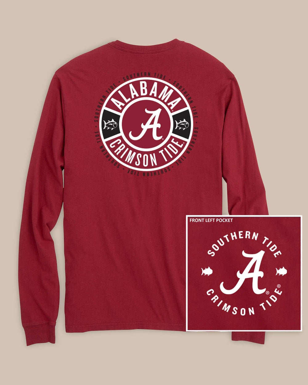 Men's Alabama Crimson Tide Ring Badge T-Shirt