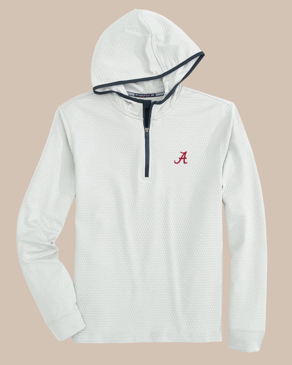 Alabama Crimson Tide Scuttle Quarter Zip Hoodie C_Outerwear Southern Tide 