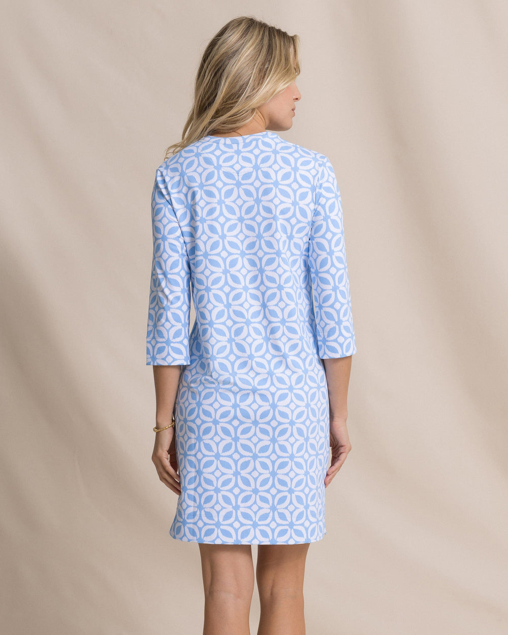 The back view of the Southern Tide Alicia Printed Dress by Southern Tide - Ocean Channel