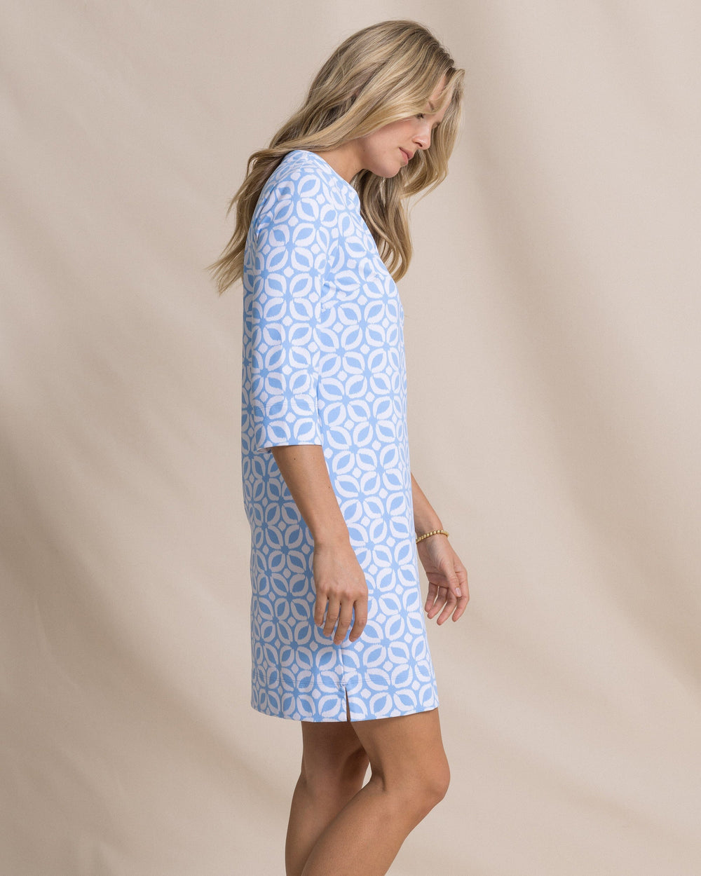 The side view of the Southern Tide Alicia Printed Dress by Southern Tide - Ocean Channel