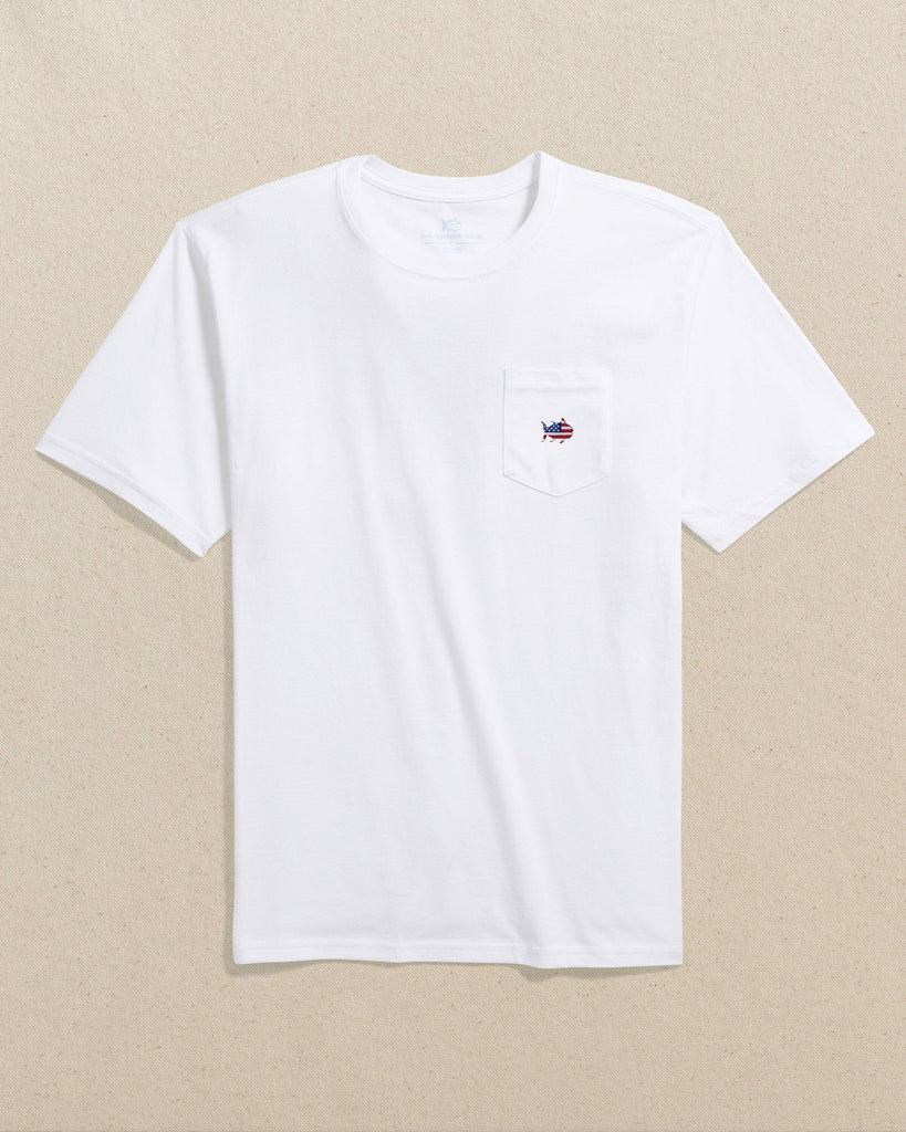 Men's Americana Embroidered Short Sleeve T-Shirt | Southern Tide