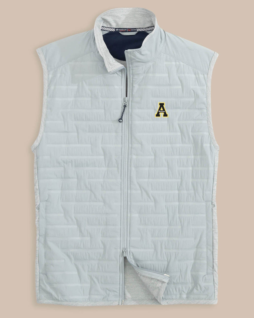 App State Mountaineers Abercorn Vest - Gravel Grey