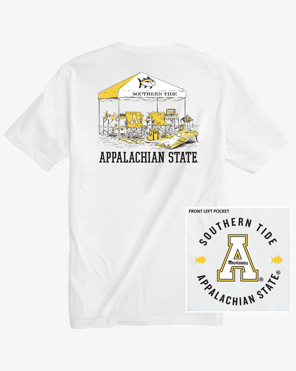 App State Mountaineers Tailgate Time T-Shirt C_T-Shirts Southern Tide 