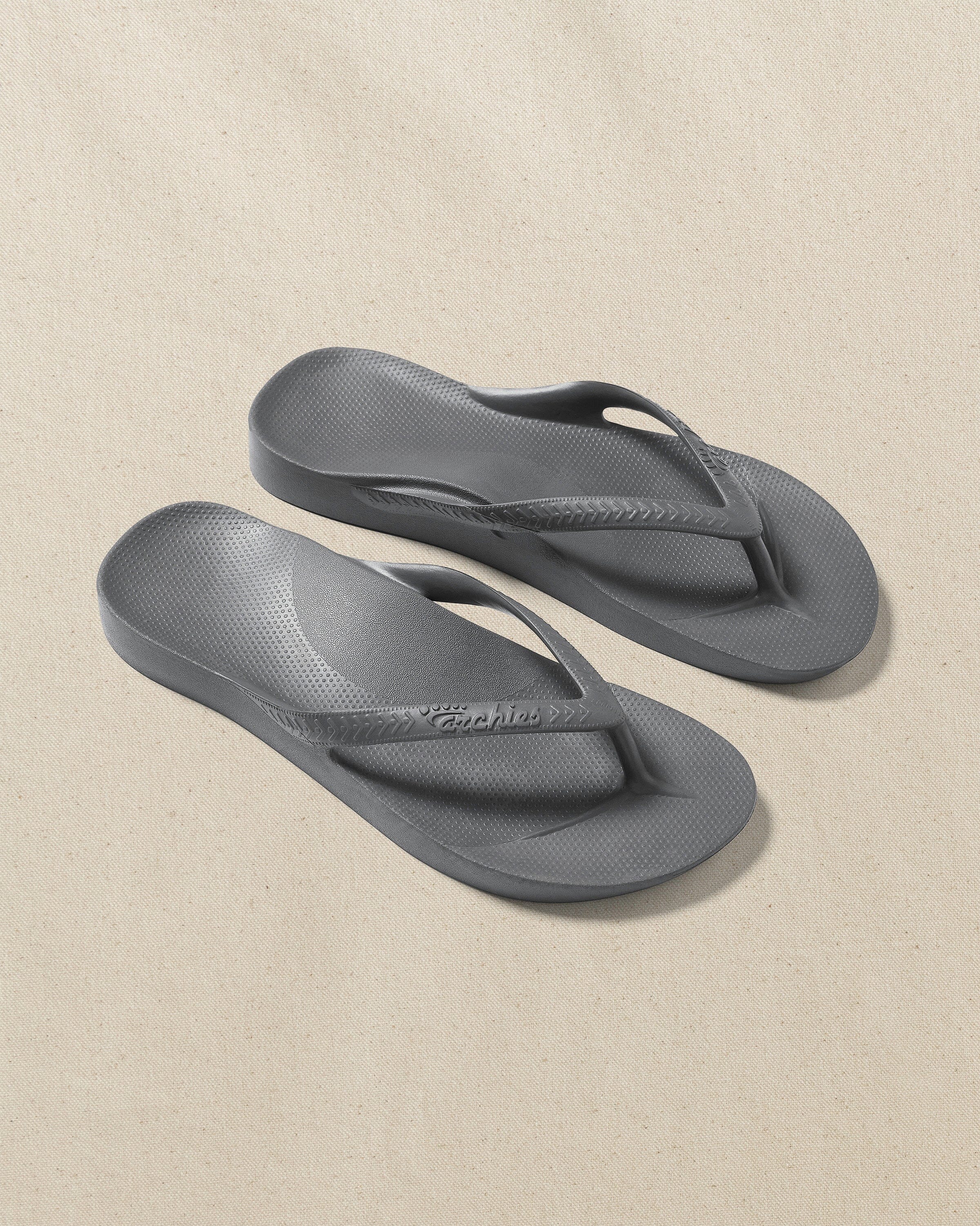 Archies Charcoal Arch Support Flip Flop | Southern Tide