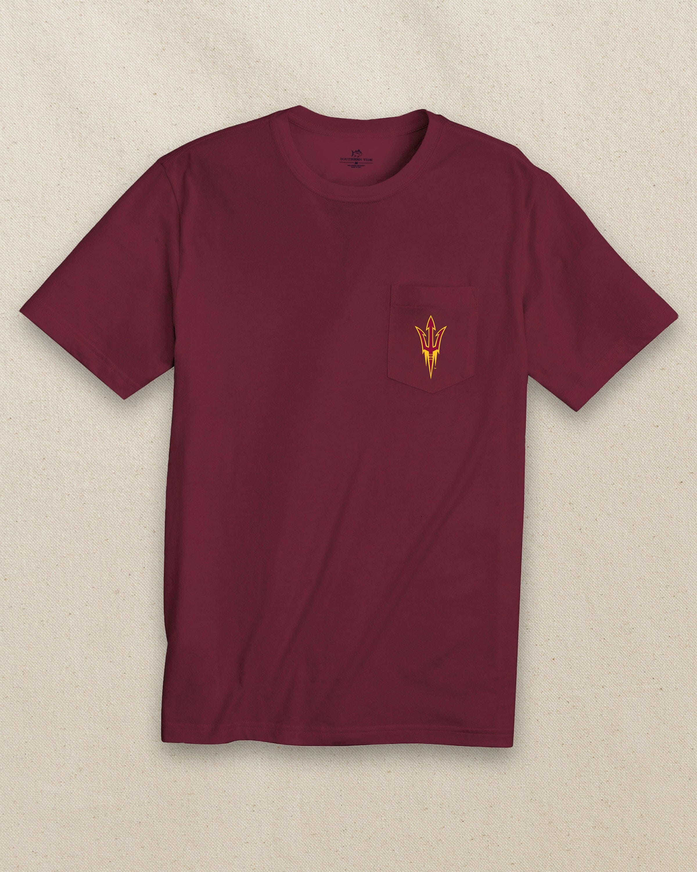 Men's Arizona State Embroidered Short Sleeve T-Shirt | Southern Tide