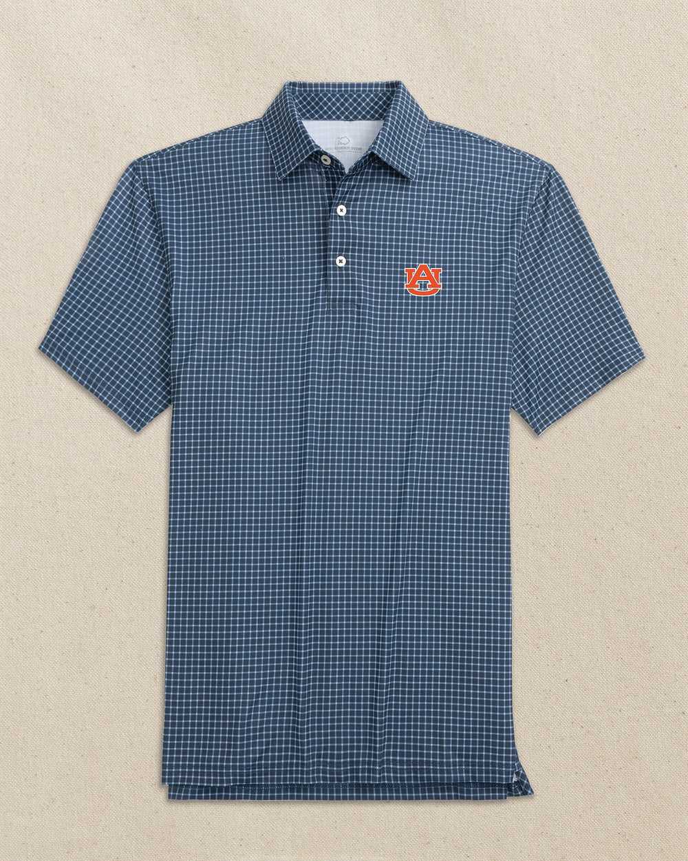 Auburn Tigers Driver Dunes Edge Plaid Polo C_Polo Shirts Southern Tide 