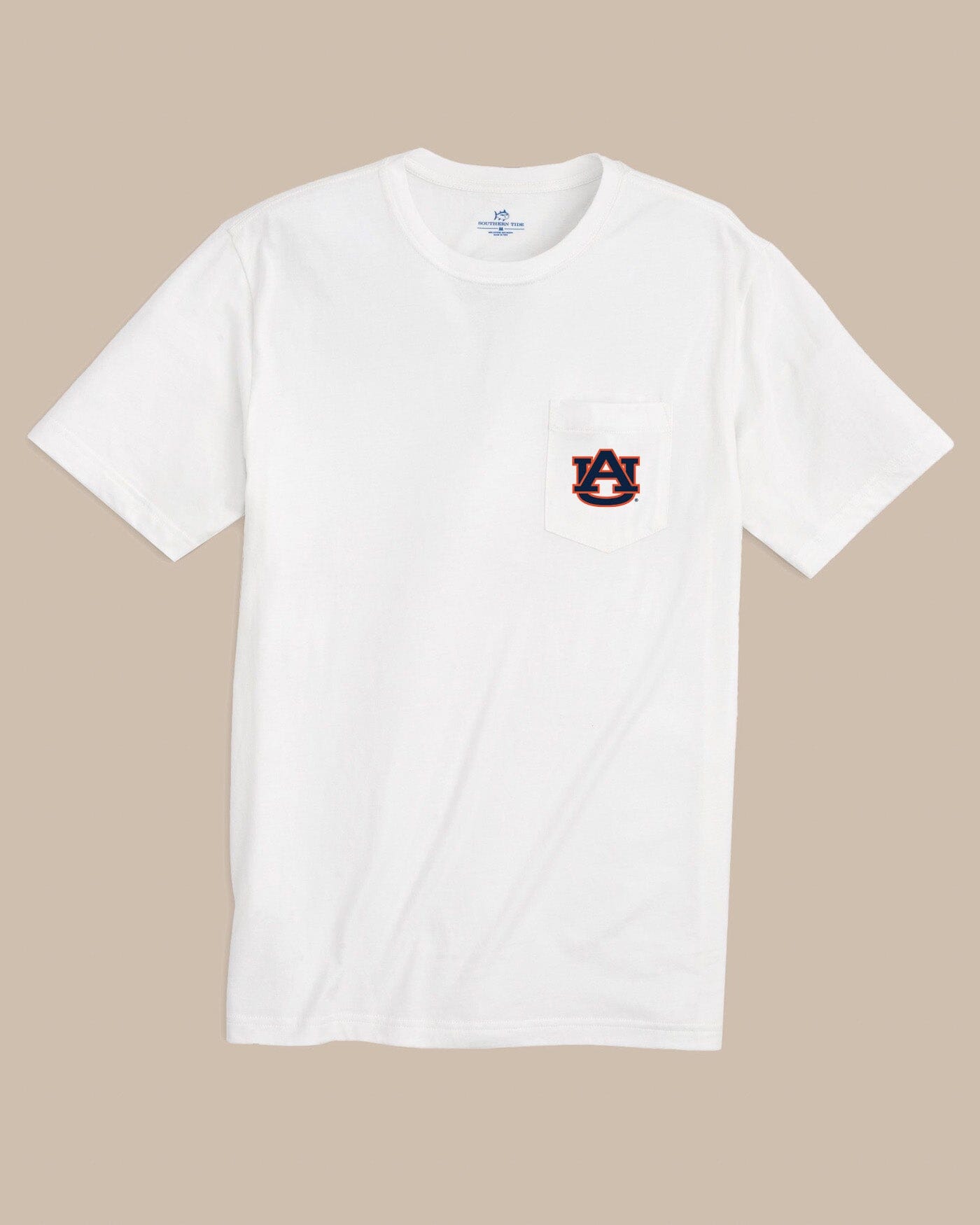 極希少　ミュウミュウ　アーカイヴ　半袖Tシャツ　ボーダー　胸ポケット　ロゴ　S Auburn Tigers Gameday Embroidered Short Sleeve T-Shirt | Southern Tide