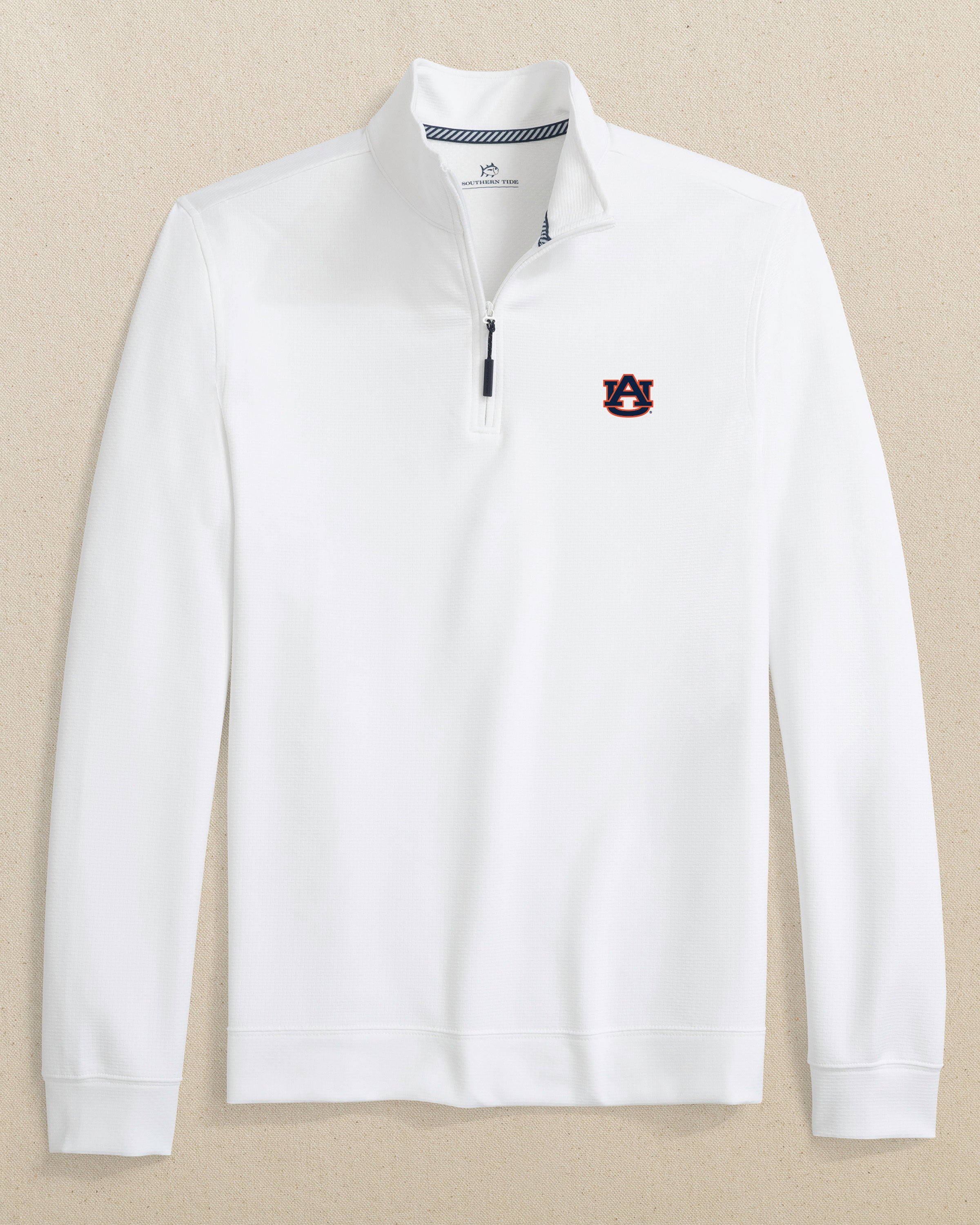 Men's Auburn Tigers Schooner Quarter Zip | Southern Tide