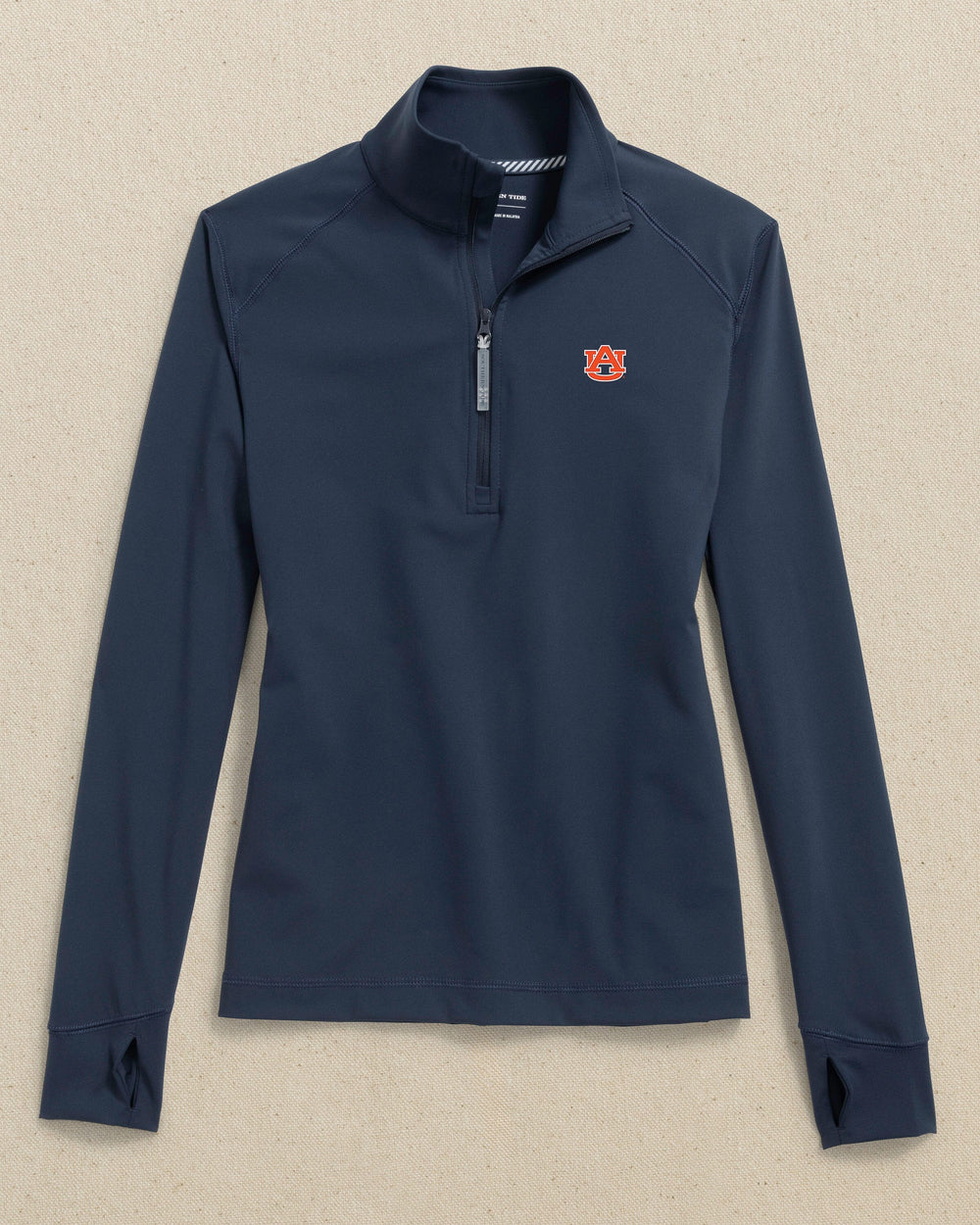 Auburn Tigers Women's Runaround Quarter Zip C_Outerwear Southern Tide 