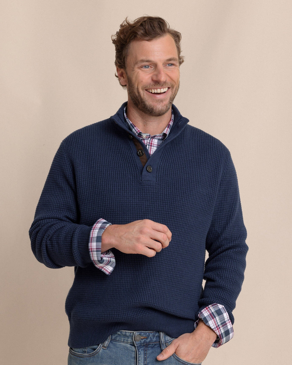 sweater dress men Ralph Lauren Men's Cashmere Crewneck | Classic Black Stay cozy and stylish this fall with the Beige Crewneck Sweater from HolloMen Men's Sweaters & Sweatshirts