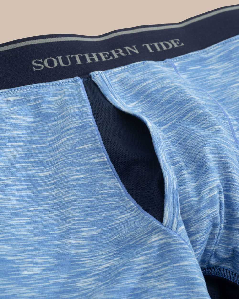 The detail of the Men's Baxter Boxer Brief by Southern Tide - Ocean Channel