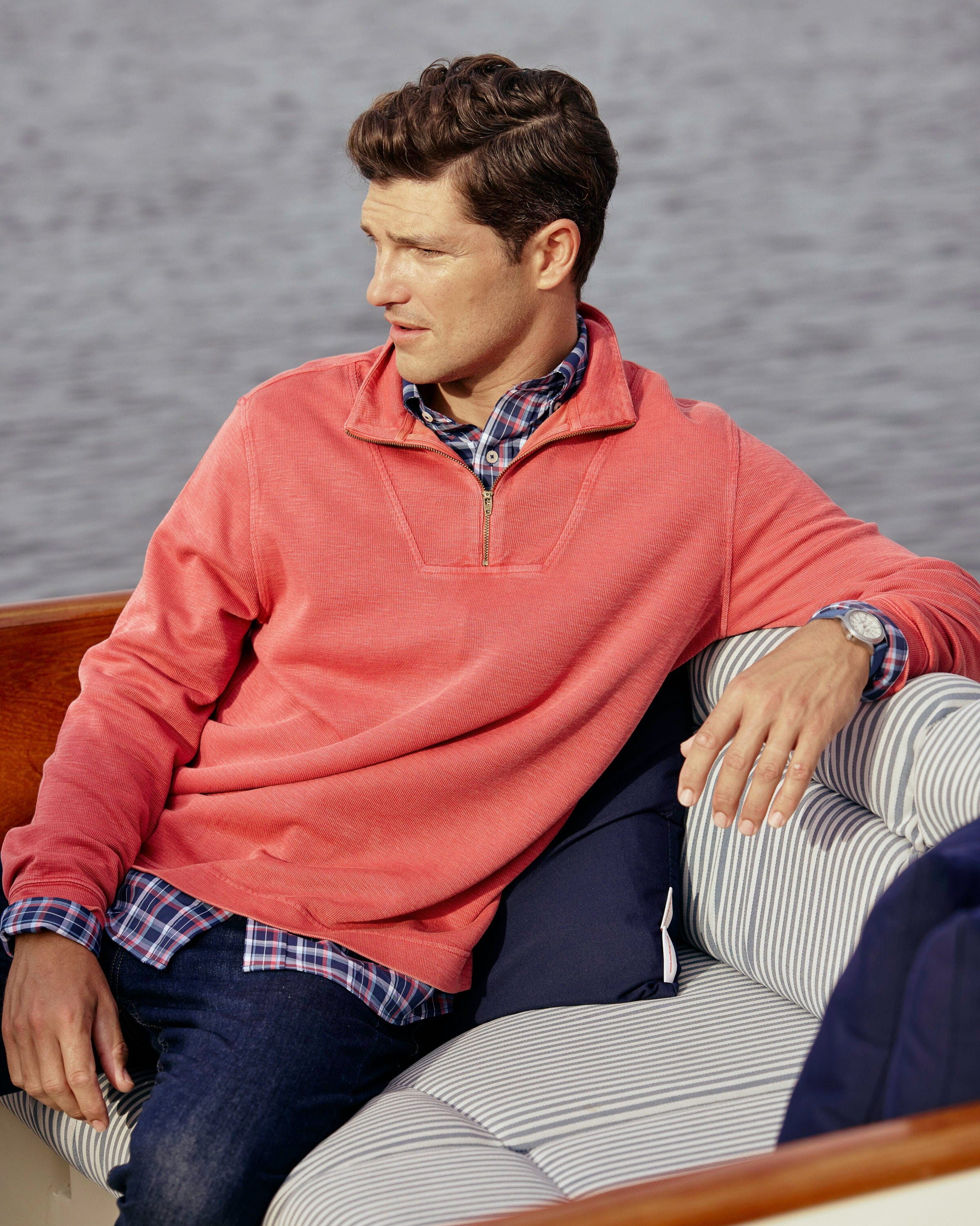 Men's Bayberry Quarter Zip | Southern Tide