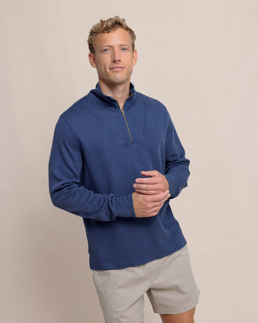 Bay Berry Quarter Zip M_Pullover Southern Tide 