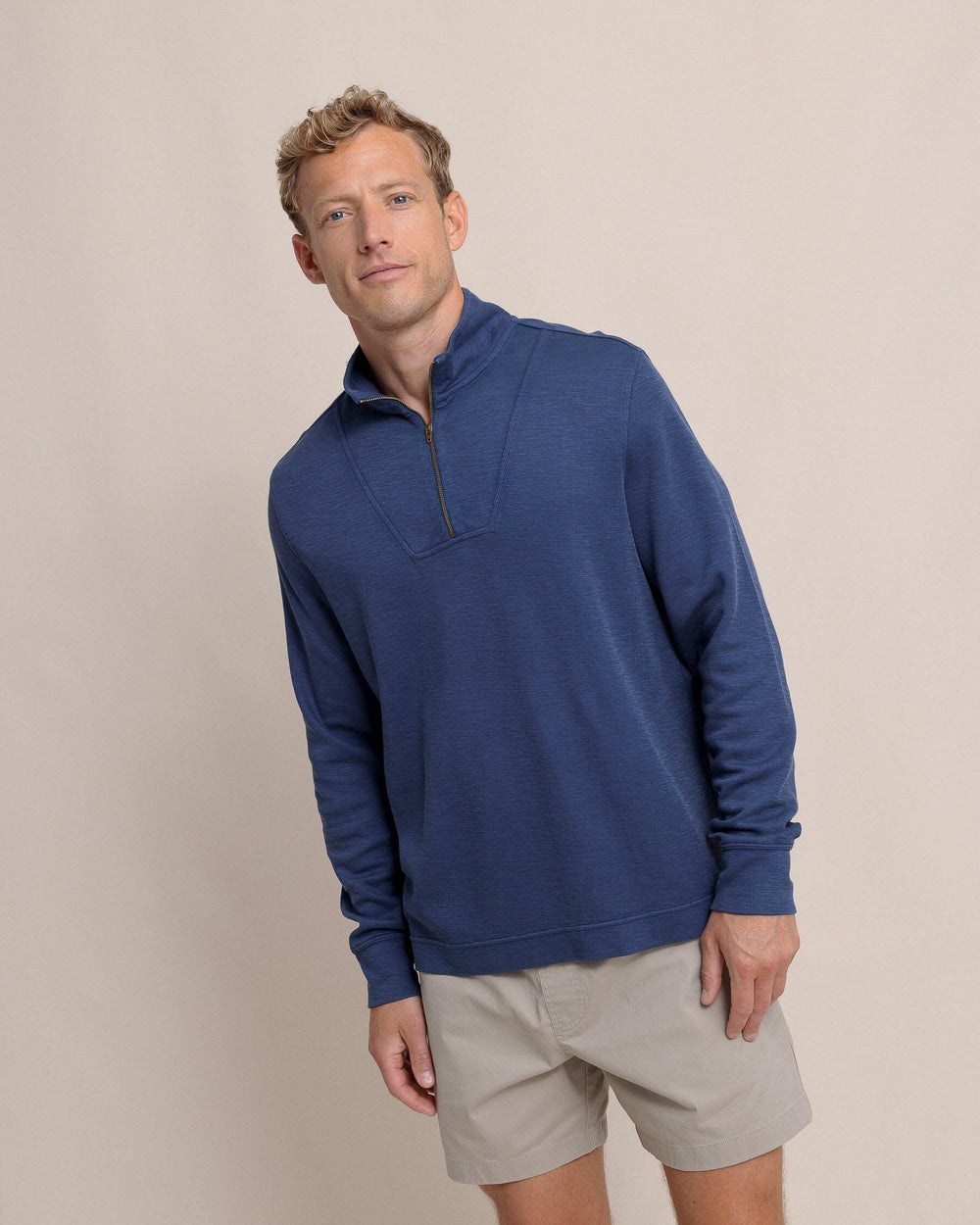 Bay Berry Quarter Zip M_Pullover Southern Tide 