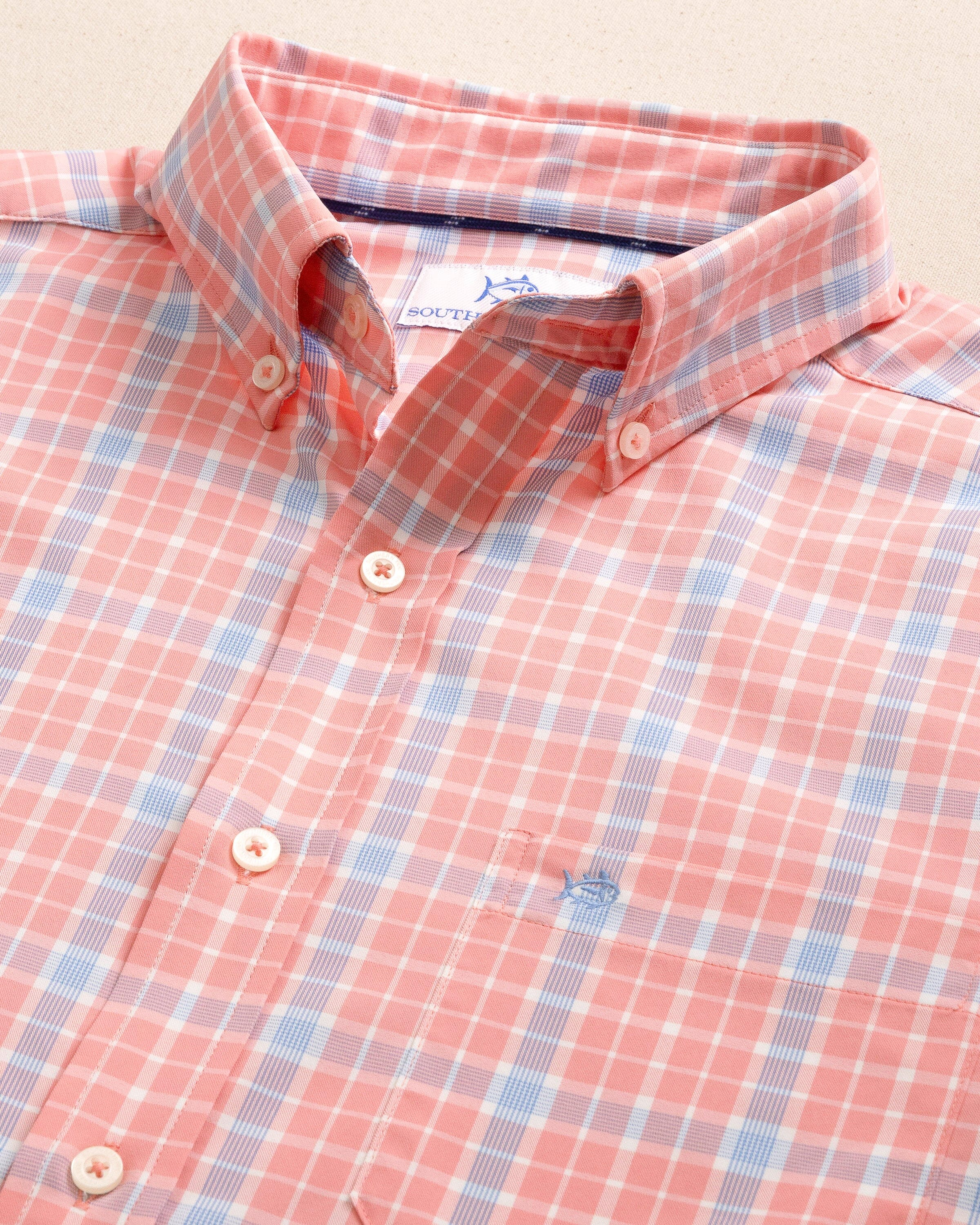 Men's Beckenham Plaid Long Sleeve Sport Shirt | Southern Tide