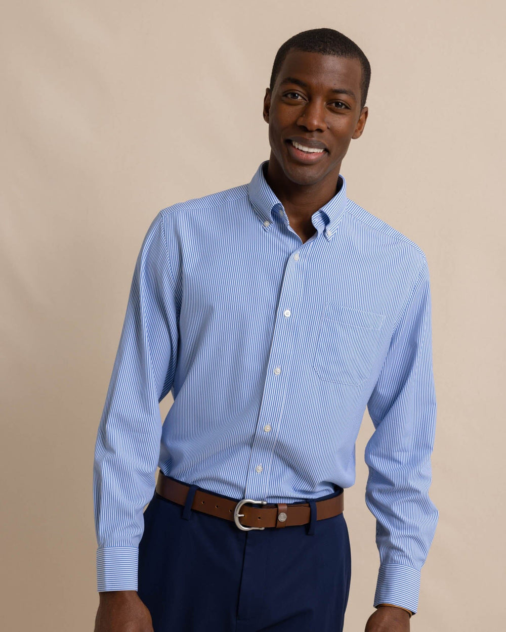 Men's Bengal Stripe brrr°® Intercoastal Sport Shirt