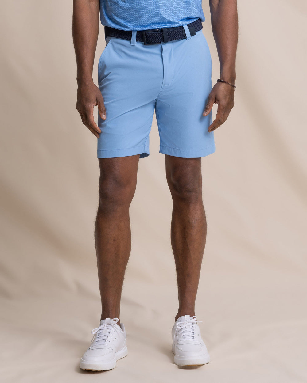 The front view of the Southern Tide Birdie 8" Coastal Breeze® Performance Short by Southern Tide - Ocean Channel