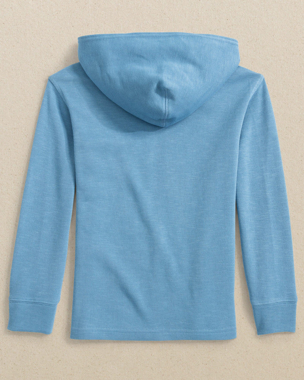 The back view of the Southern Tide Boys Bay View Hoodie by Southern Tide - Cerulean