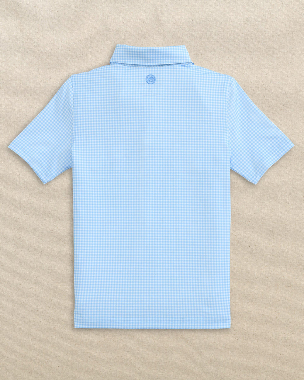 The back view of the Southern Tide Boys Driver Myrtle Bay Printed Performance Polo by Southern Tide - Ocean Channel
