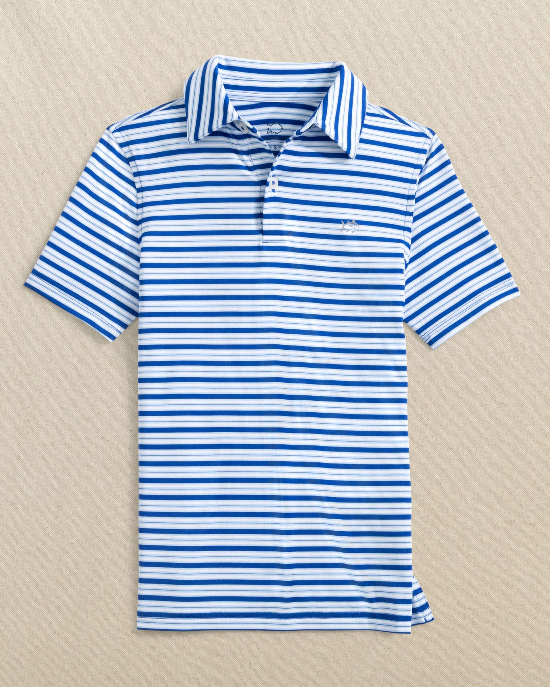 Boys Driver Ocean Hill Stripe Performance Polo | Southern Tide