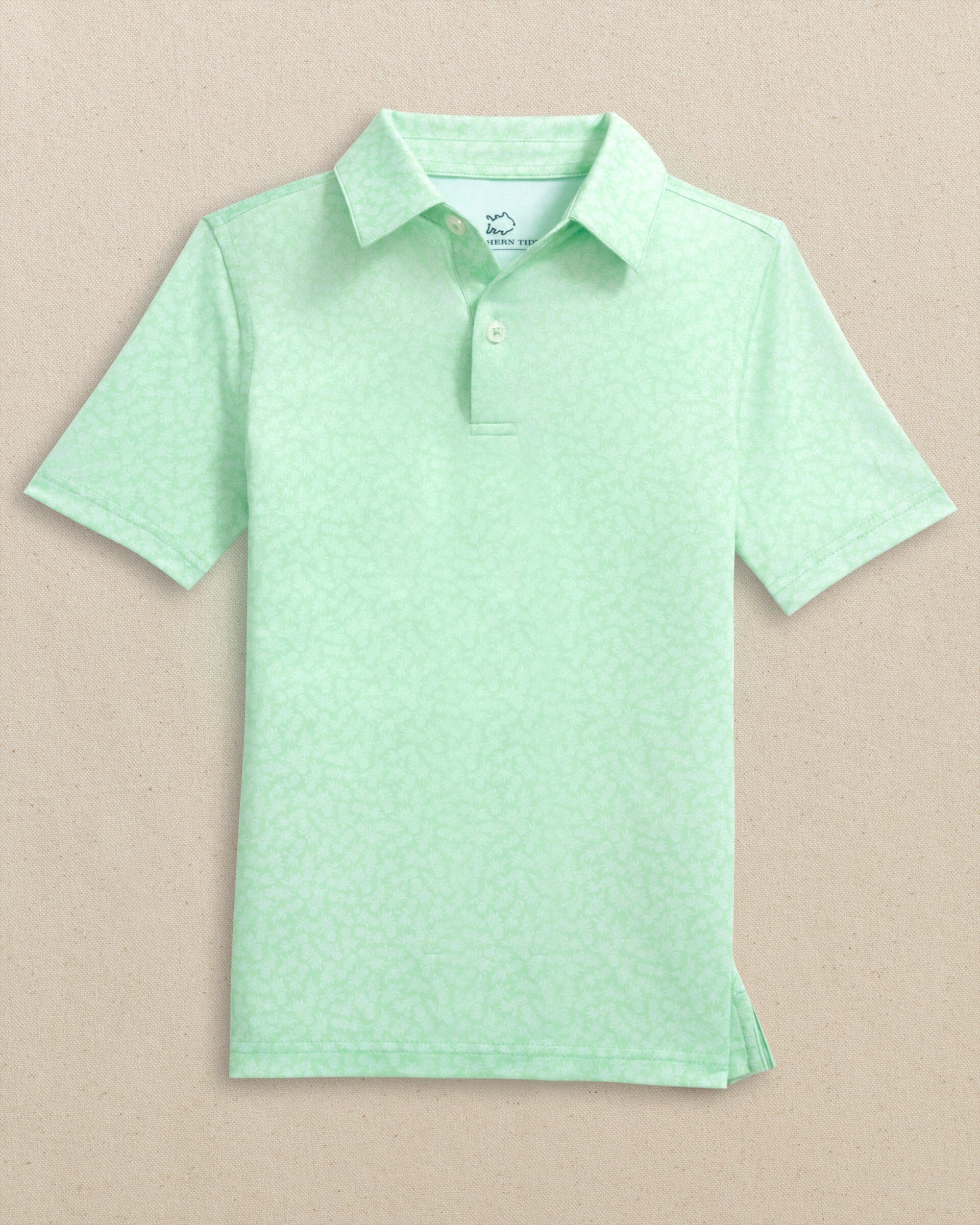 Boys Driver Pineapple Parade Printed Performance Polo | Southern Tide