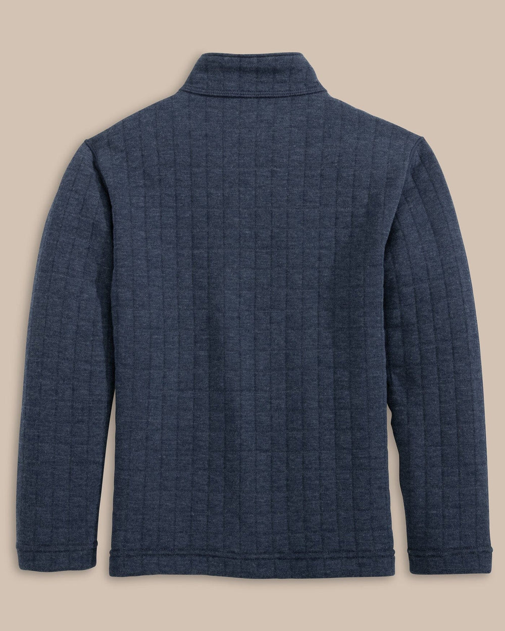 The back view of the Southern Tide Boys Fairwood Quarter Zip by Southern Tide - Dress Blue