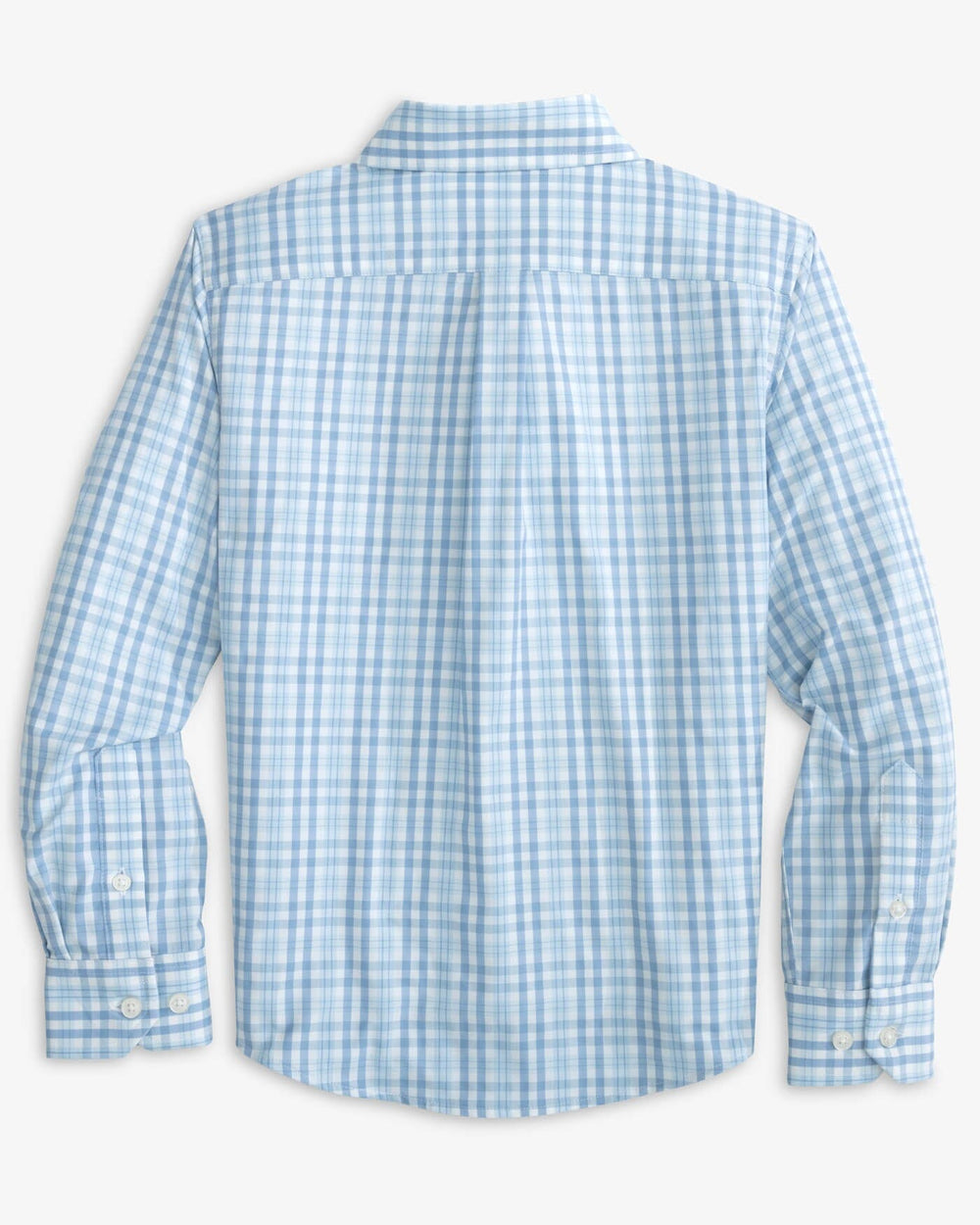 Boys Haywood Plaid Intercoastal Long Sleeve Sport Shirt