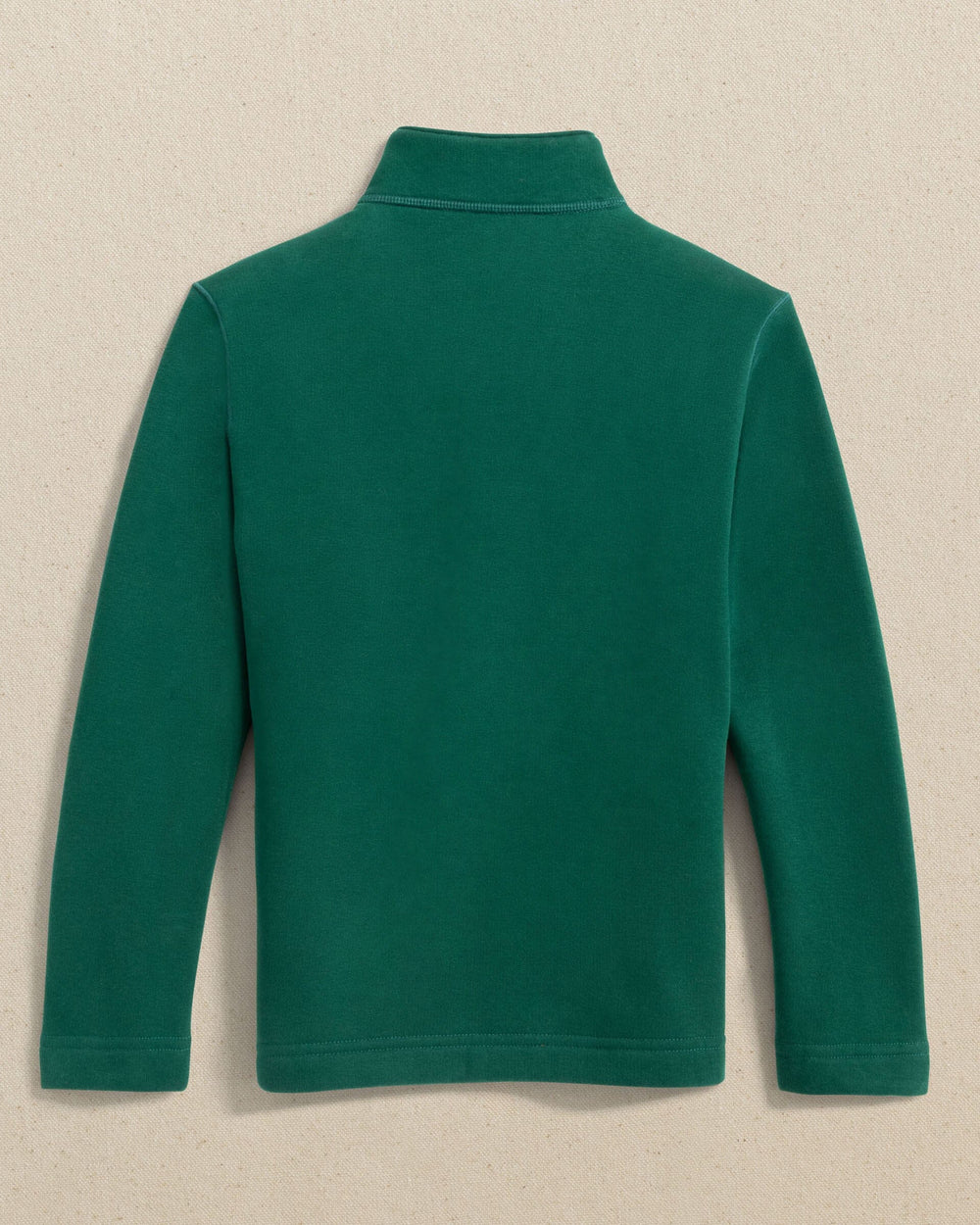 The back view of the Southern Tide Boys Millview Fleece Quarter Zip by Southern Tide - Salt Meadow