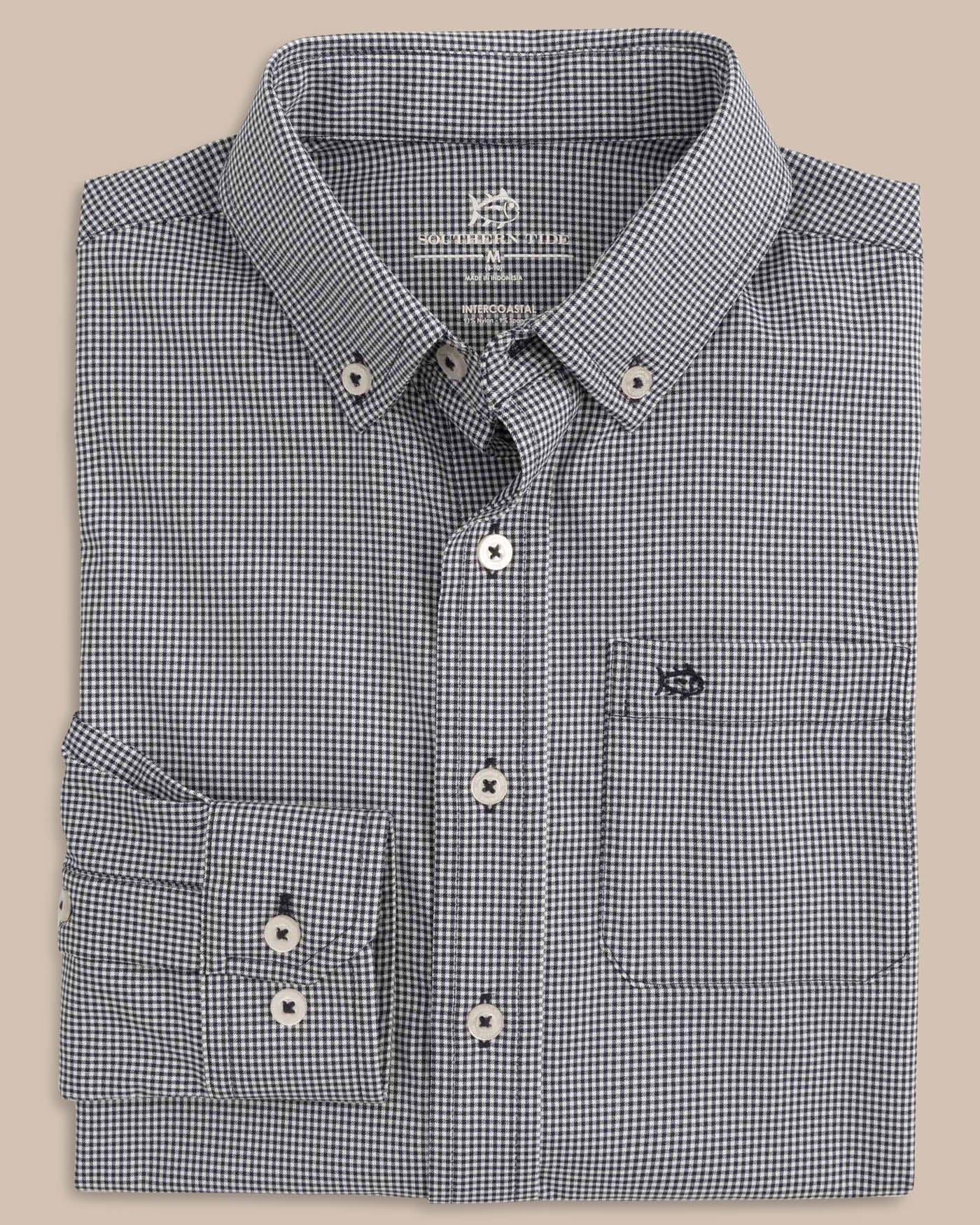 Youth Gingham Blue Button-Down size 2024 small