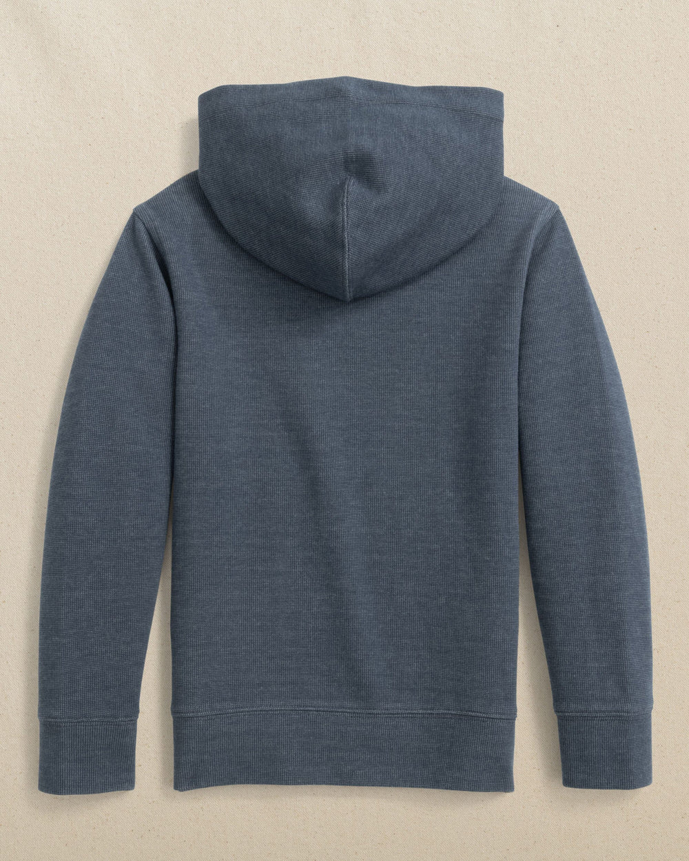 The back view of the Southern Tide Boys Pearl Cove Fleece Hoodie by Southern Tide - Dress Blue