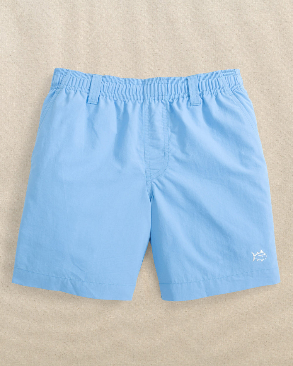 The front view of the Southern Tide Boys Shoreline Active Short by Southern Tide - Ocean Channel
