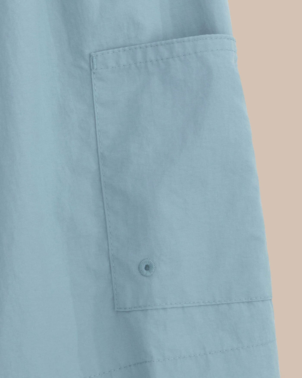 The detail view of the Southern Tide Boys Shoreline Active Short by Southern Tide - Windward Blue