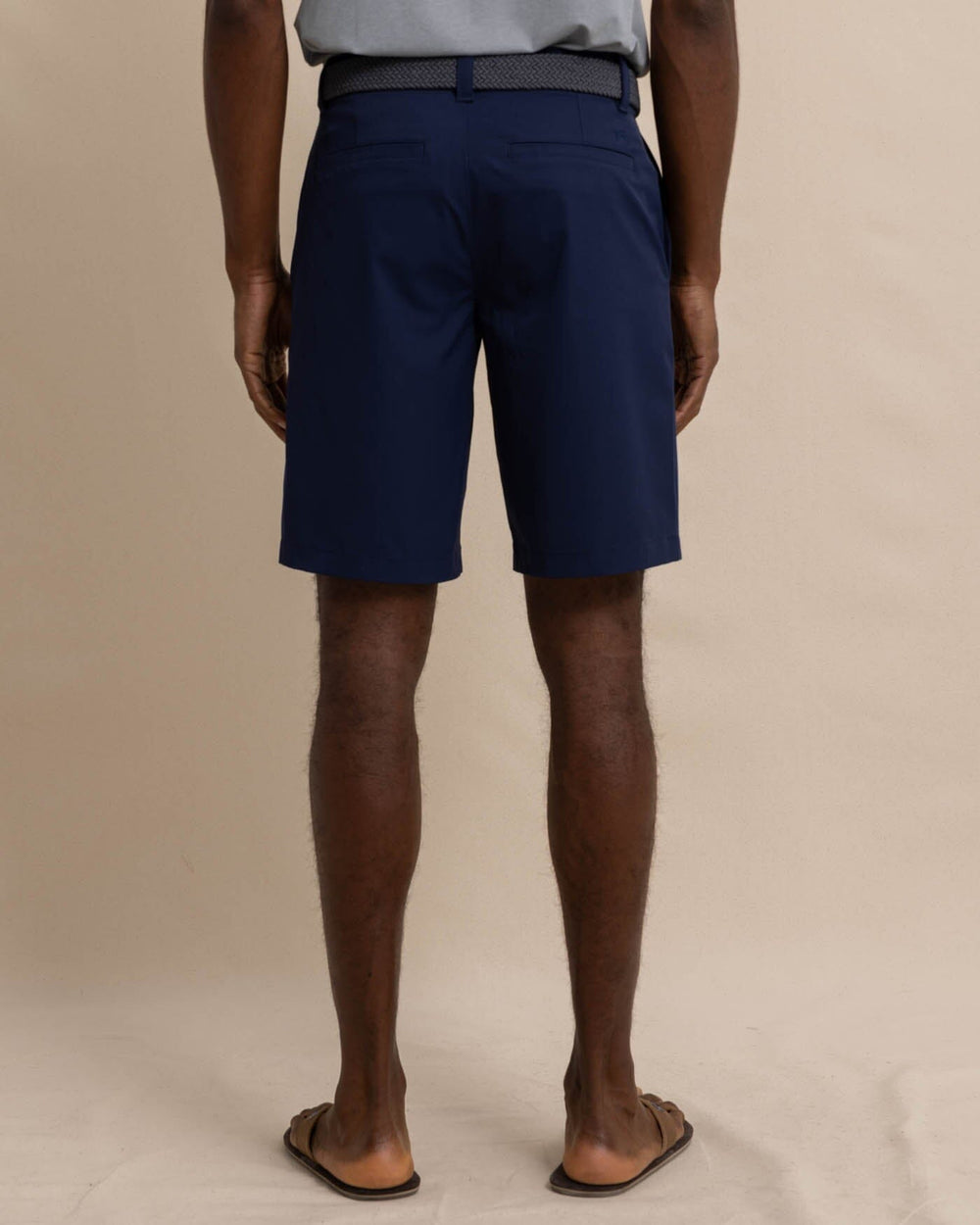The back view of the Southern Tide brrr die 10 Short by Southern Tide - True Navy